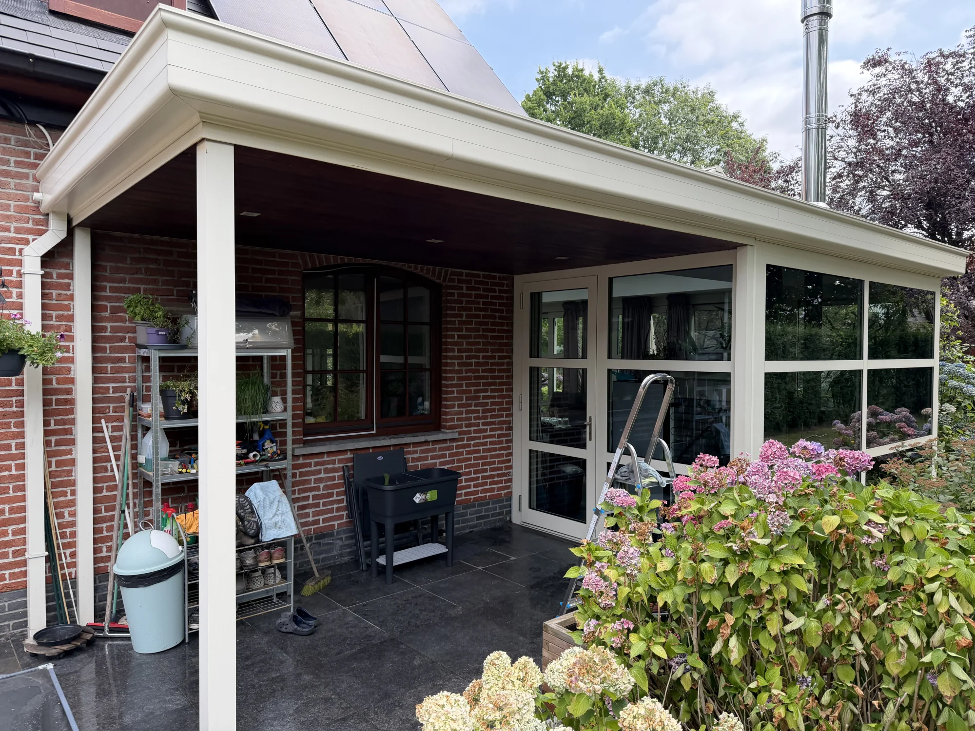 Veranda na professionele glasreiniging – realisatie 2